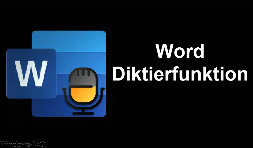 Word Diktierfunktion