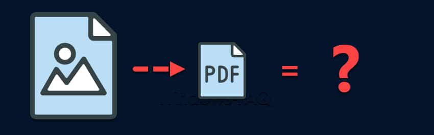 JPG in PDF Dateigröße