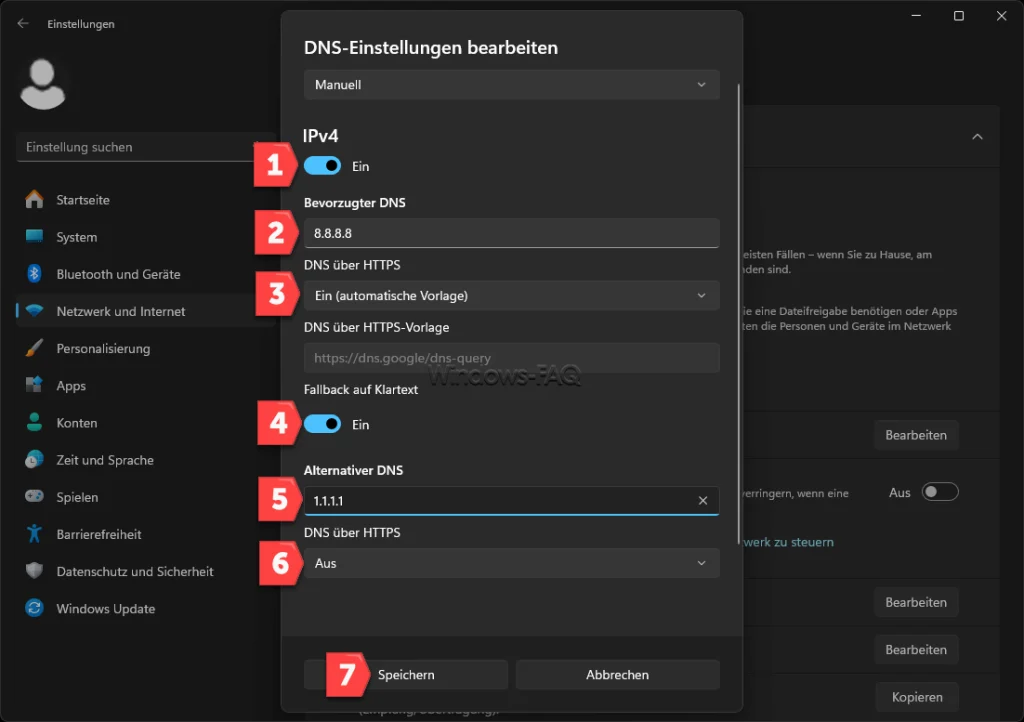 Windows DNS über HTTPS