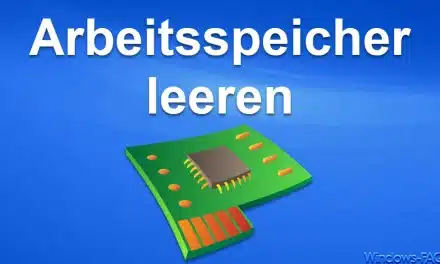 Windows Arbeitsspeicher leeren – So gehts