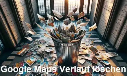 Google Maps Verlauf löschen