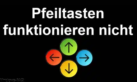 Pfeiltasten funktionieren nicht