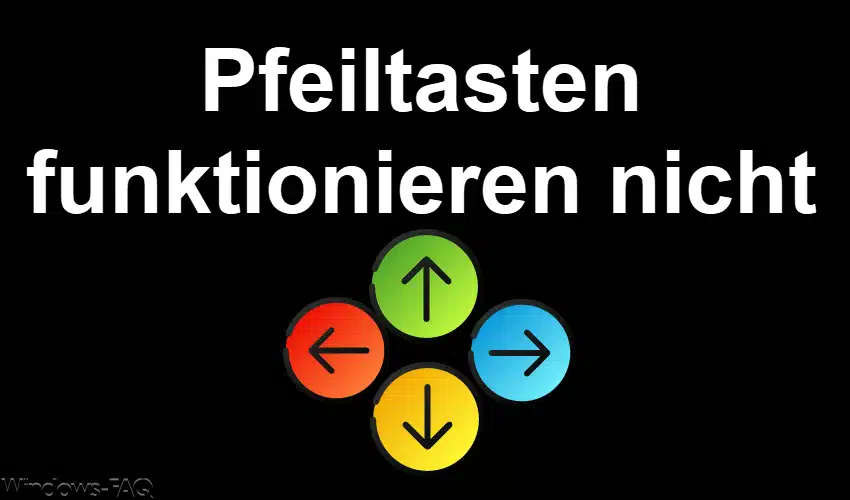Pfeiltasten funktionieren nicht