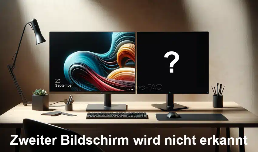 Zweiter Bildschirm wird nicht erkannt