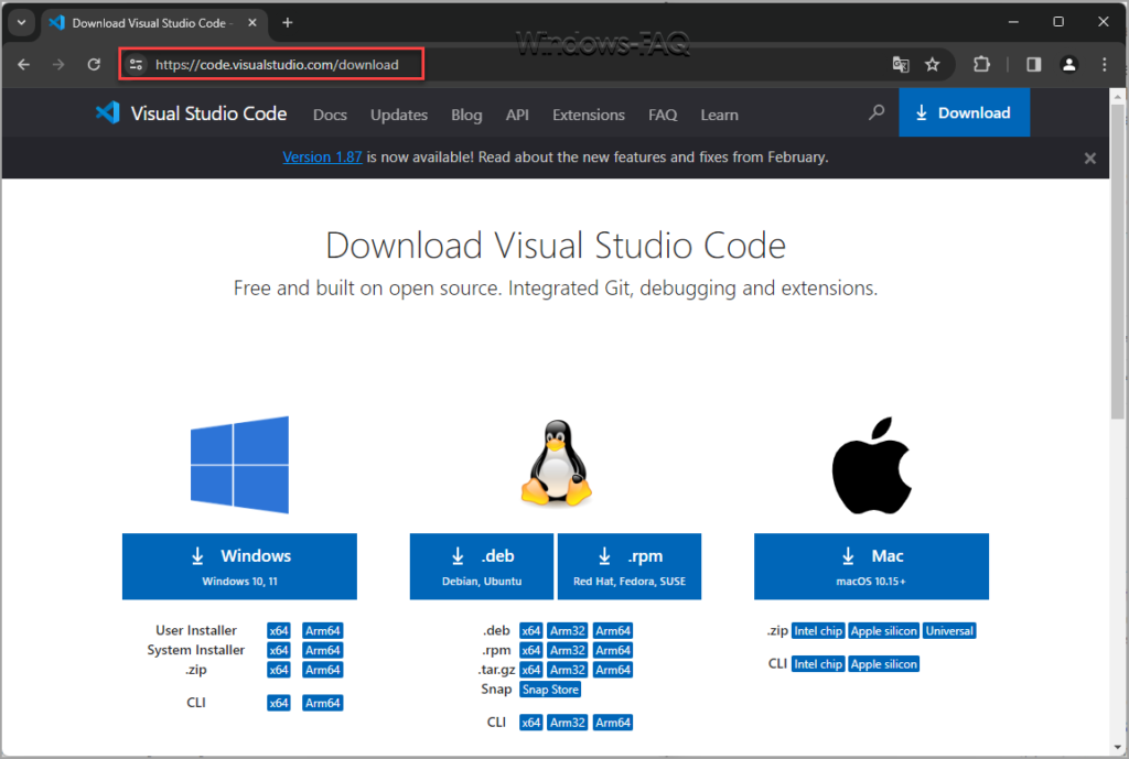 Download Visual Studio Code