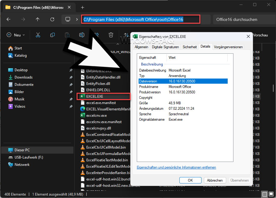 Excel Dateiversion