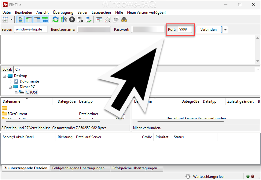 FTP Port Filezilla