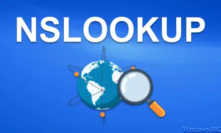 NSLOOKUP – Windows Netzwerkdiagnosetool