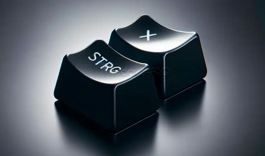 STRG X