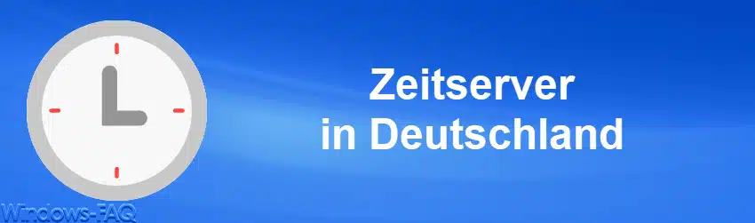 NTP Zeitserver in Deutschland
