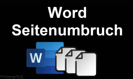 Seitenumbruch Word