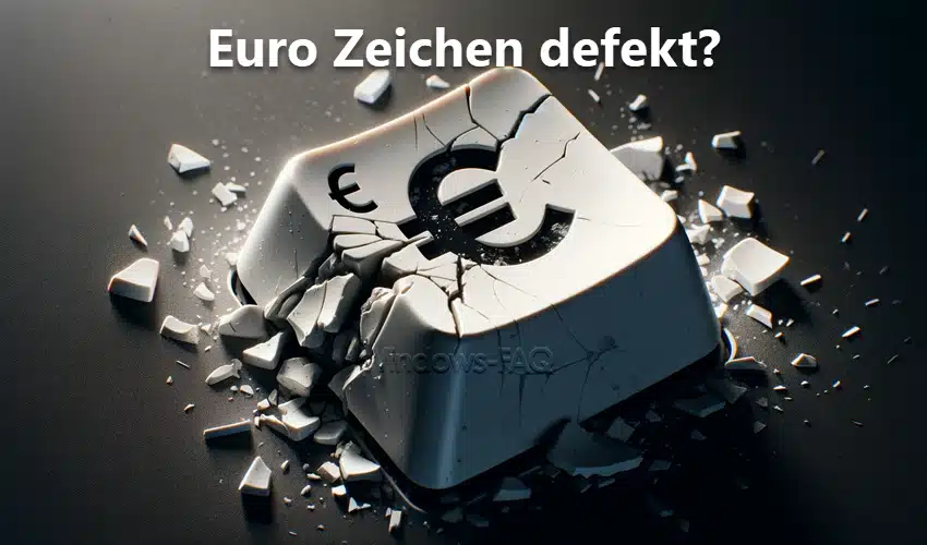 Euro Zeichen defekt