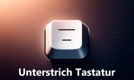 Unterstrich Tastatur
