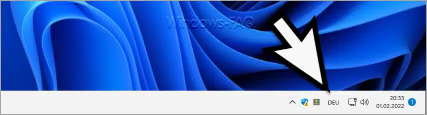 Windows Sprachenleiste