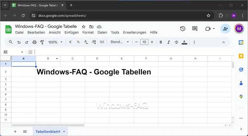 Excel Alternative Google Tabellen
