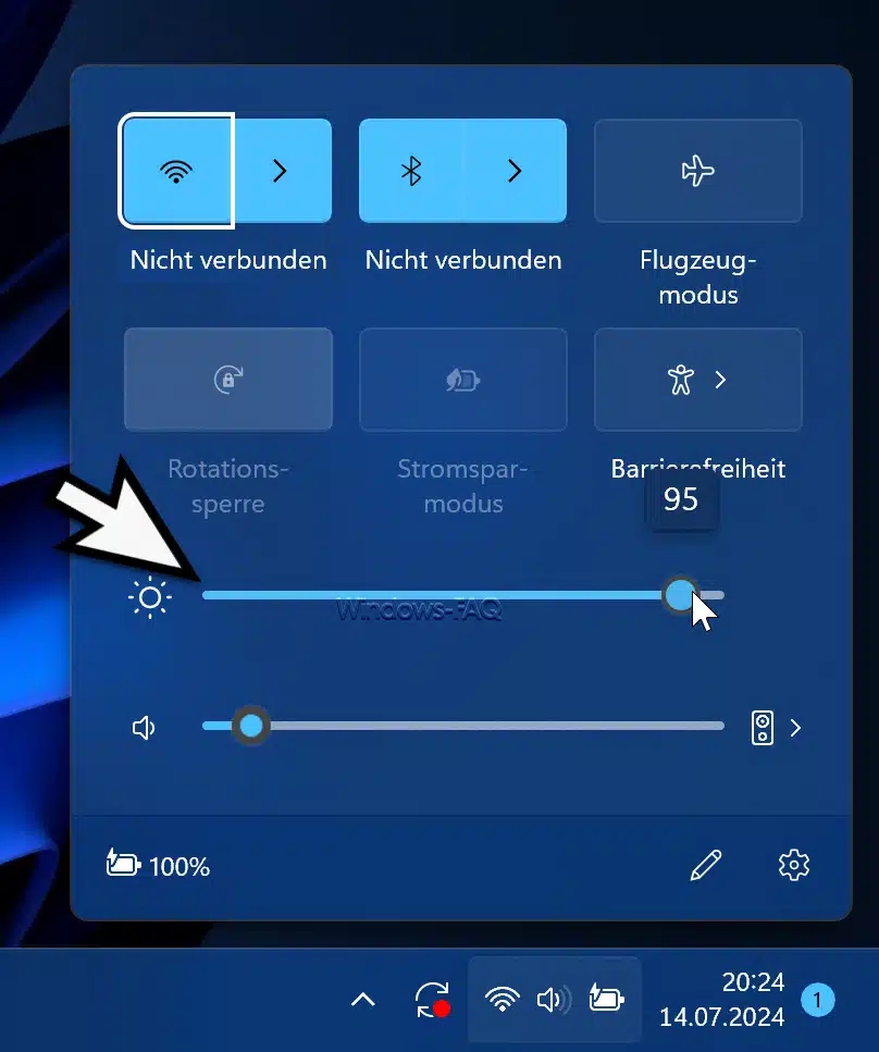 Helligkeit Bildschirm einstellen Windows 11