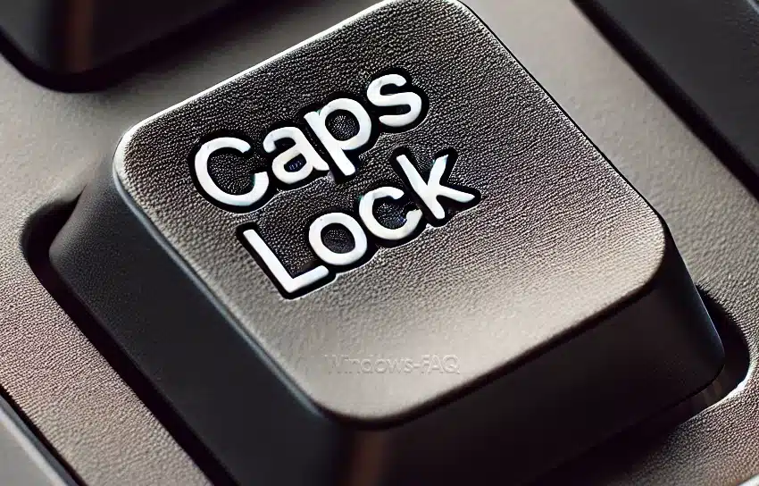 Tastatur verstellt - Capslock Feststelltaste