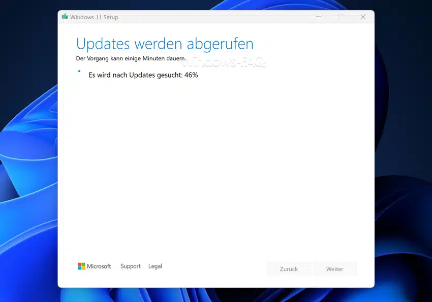 24H2 Updates werden abgerufen