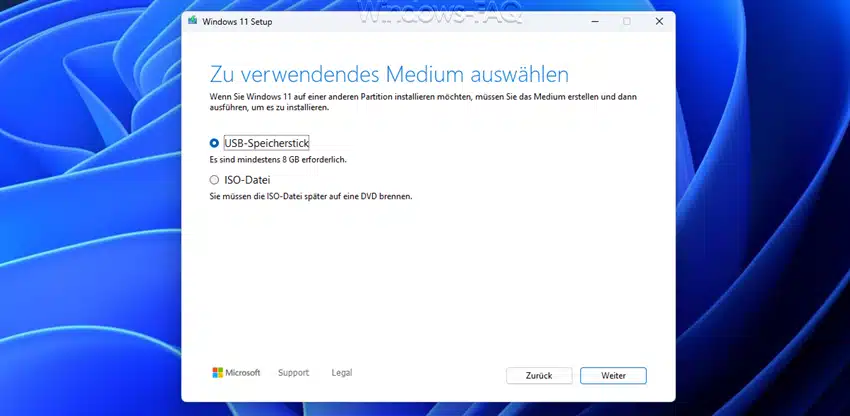 Bootfähigen USB-Stick erstellen Media Creation Tool