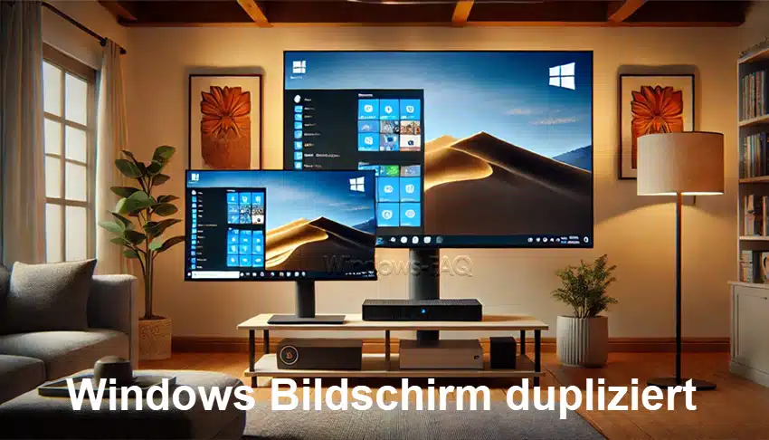 Windows Bildschirm dupliziert