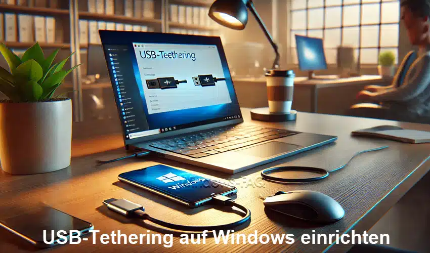 USB-Tethering auf Windows einrichten