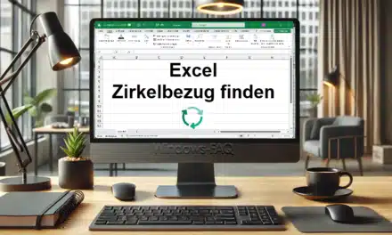Excel Zirkelbezug finden