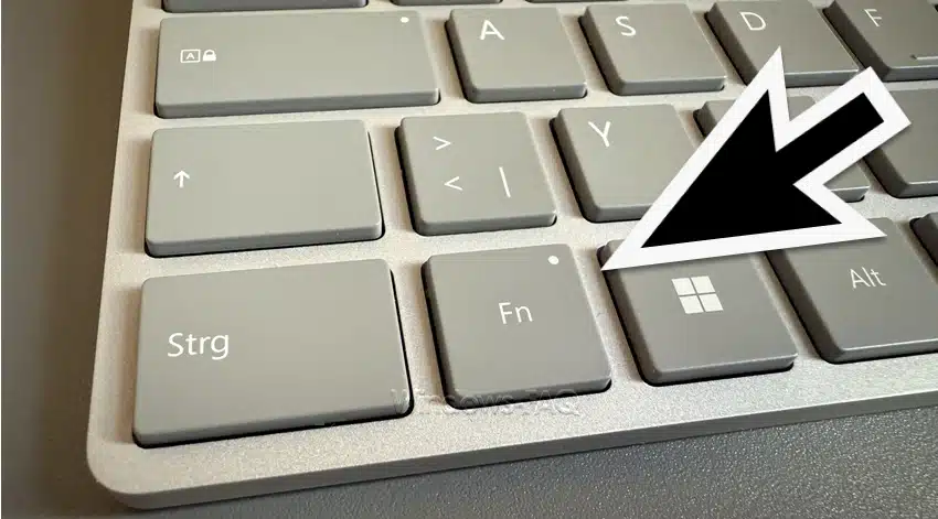 FN Taste auf Tastatur
