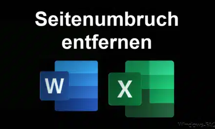 Seitenumbruch entfernen – So geht´s in Word und Excel